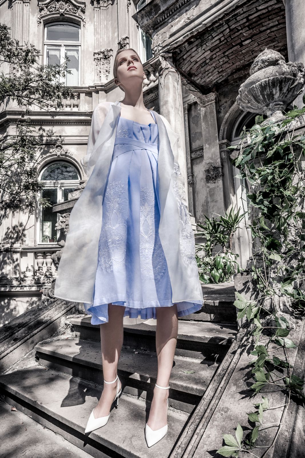 3096 dress, 3097 cape
